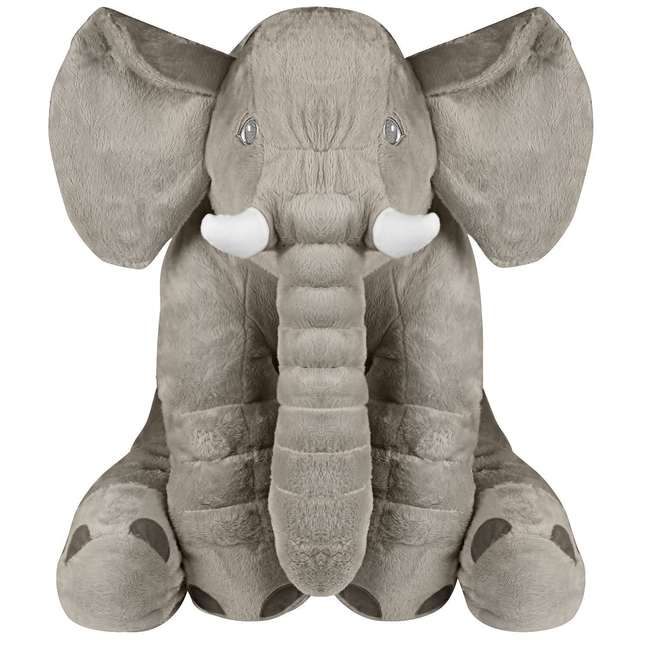 LARGE Sweet Dreams Elephant Plush Toy 55cm - Grey