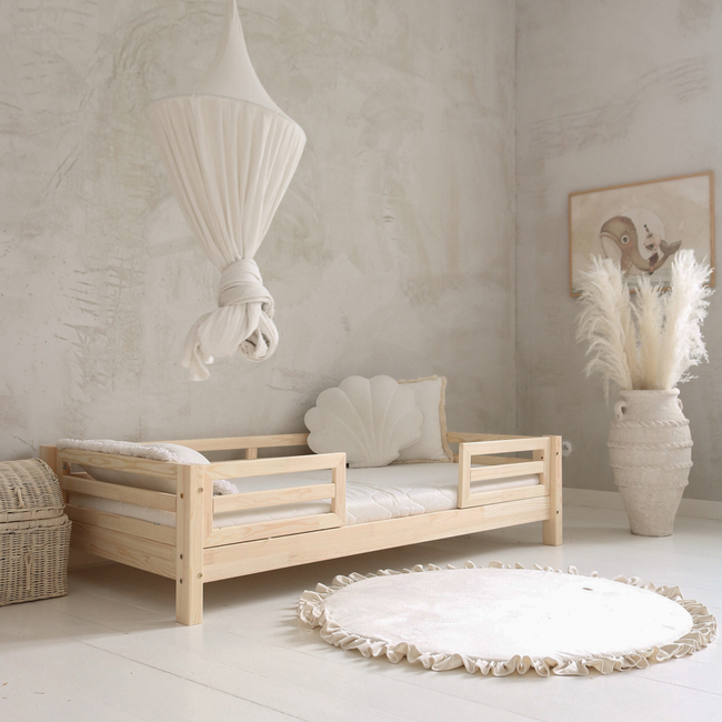 Luletto Basic Fello Duo – Κλασικό παιδικό κρεβάτι με κάγκελα & Κεντρική Είσοδο