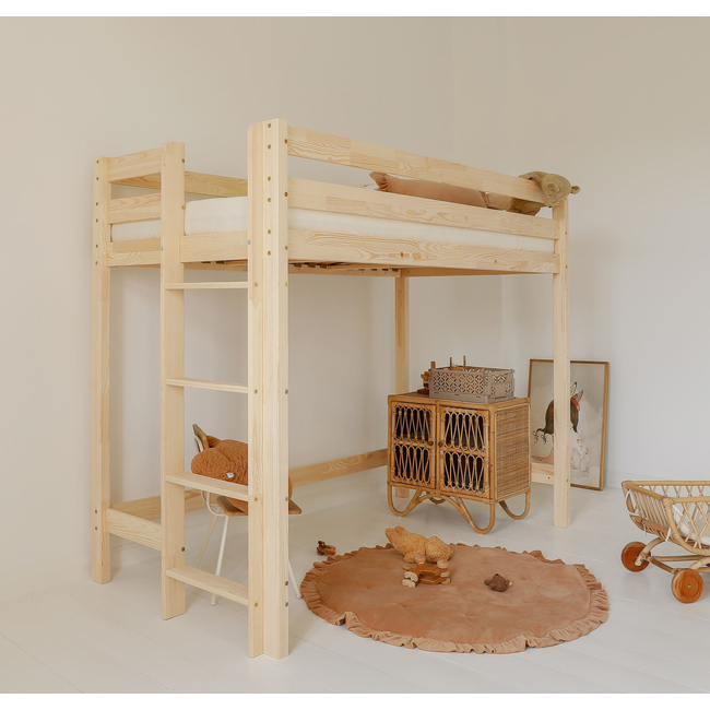 Luletto Basic Loft – Υπερυψωμένη Κουκέτα Σε Σκανδιναβικό Στυλ