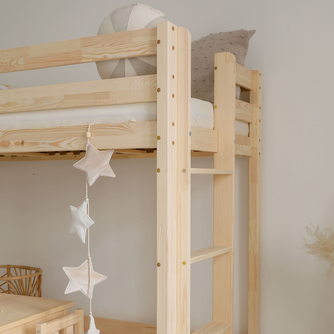 Luletto Basic Loft – Υπερυψωμένη Κουκέτα Σε Σκανδιναβικό Στυλ