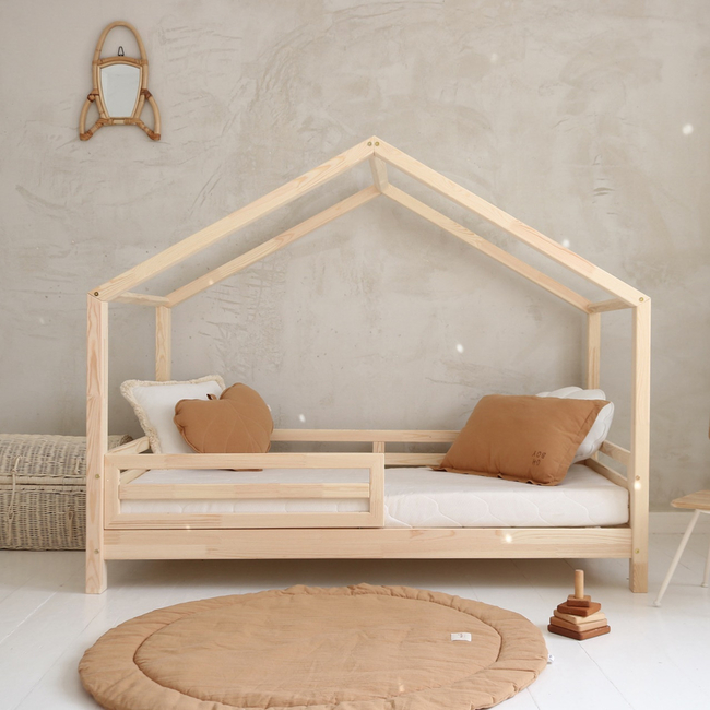 Luletto HOUSEBED FELLO DUO – Παιδικό Κρεβάτι Σπιτάκι με Κεντρική Είσοδο