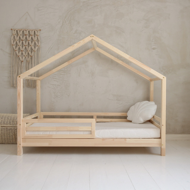 Luletto HOUSEBED FELLO DUO – Παιδικό Κρεβάτι Σπιτάκι με Κεντρική Είσοδο