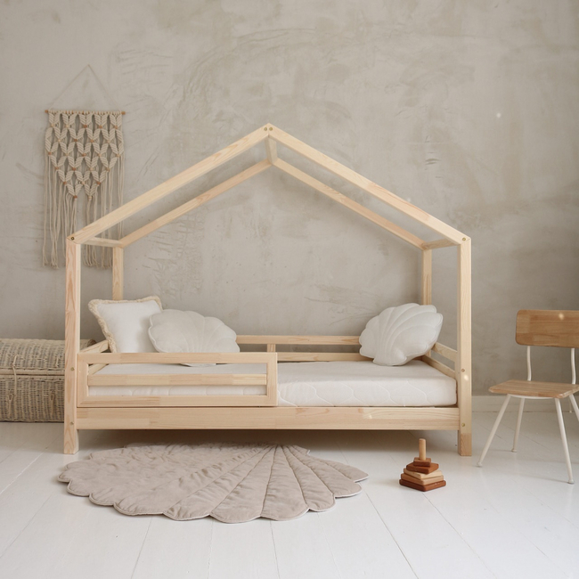 Luletto HOUSEBED FELLO DUO – Παιδικό Κρεβάτι Σπιτάκι με Κεντρική Είσοδο