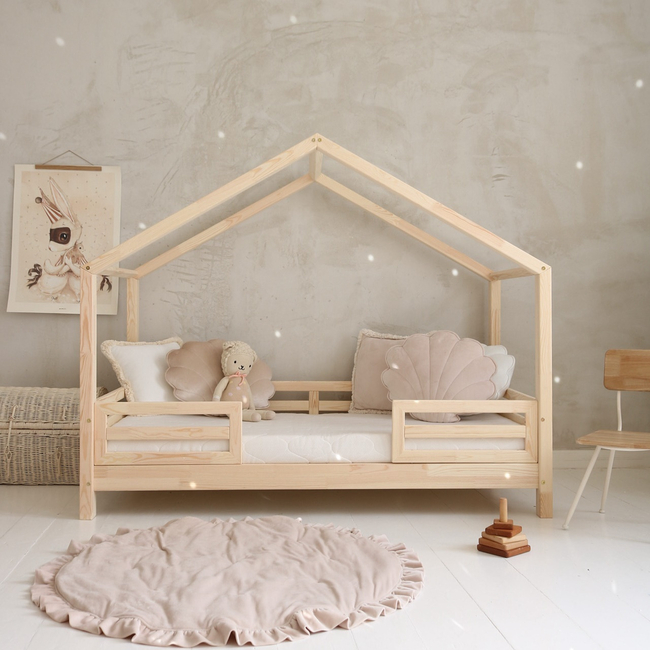 Luletto HOUSEBED FELLO DUO – Παιδικό Κρεβάτι Σπιτάκι με Κεντρική Είσοδο