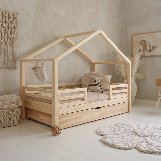 Luletto Housebed Fello Duo Plus – Κρεβάτι Σπιτάκι με Συρτάρι Ύπνου