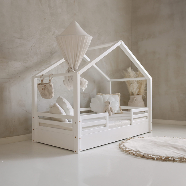 Luletto New Housebed Fello Duo – Κρεβάτι Σπιτάκι με Κεντρική Είσοδο