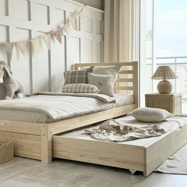 Luletto Simple Fello Plus – Κλασικό Κρεβάτι με Προσκέφαλο & Συρτάρι