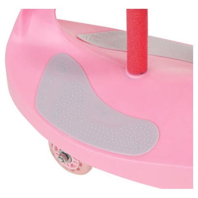 Swing Car Iso Trade Οικολογικό αυτοκινητάκι για Παιδιά LED Τροχοί - Ροζ 9167