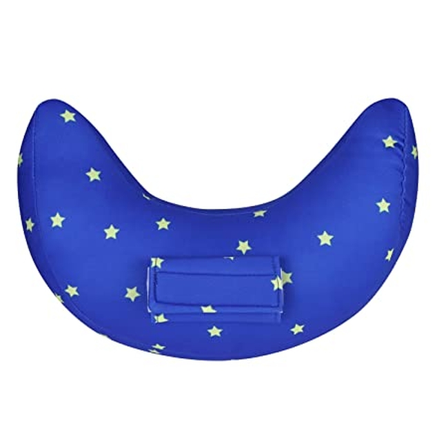 Seat belt pad, car sleeping pillow Blue Cat