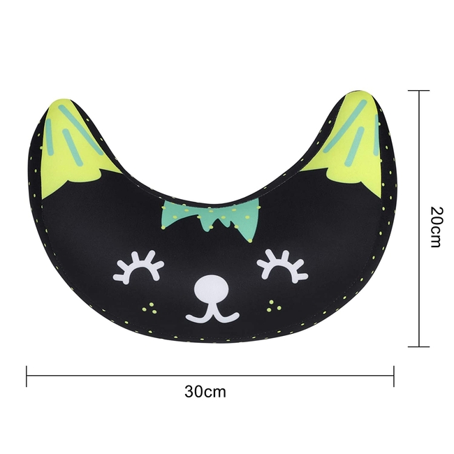 eat belt pad, car sleeping pillow Black Cat