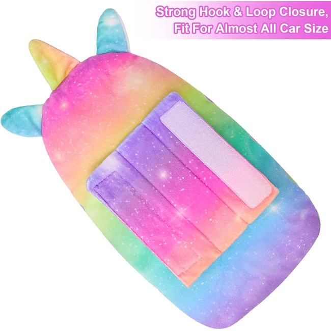 Seat belt pad, car sleeping pillow Rainbow BY000502