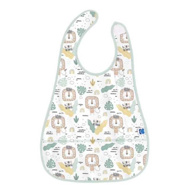 Kikka Boo EVA bib with crumb catcher Savanna Pattern Mint (31303030039)