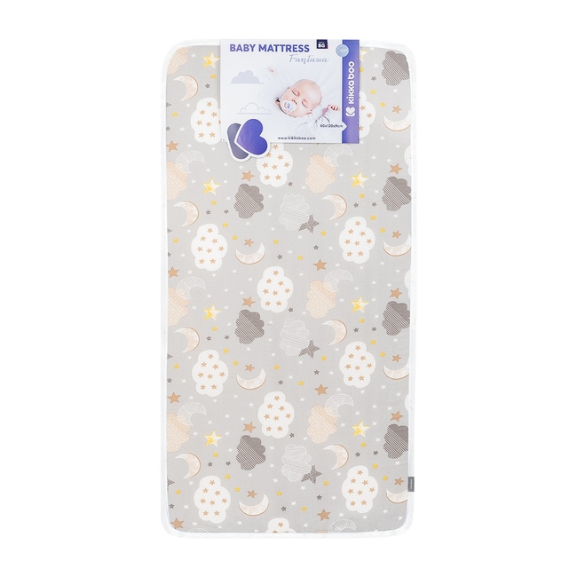 Kikka Boo Fantasia Βρεφικό Στρώμα 60x120x9cm Clouds Grey 41107030001