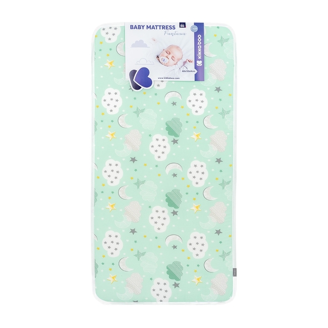 Kikka Boo Fantasia 60x120x9cm Στρώμα Κούνιας Clouds Mint 41107030004