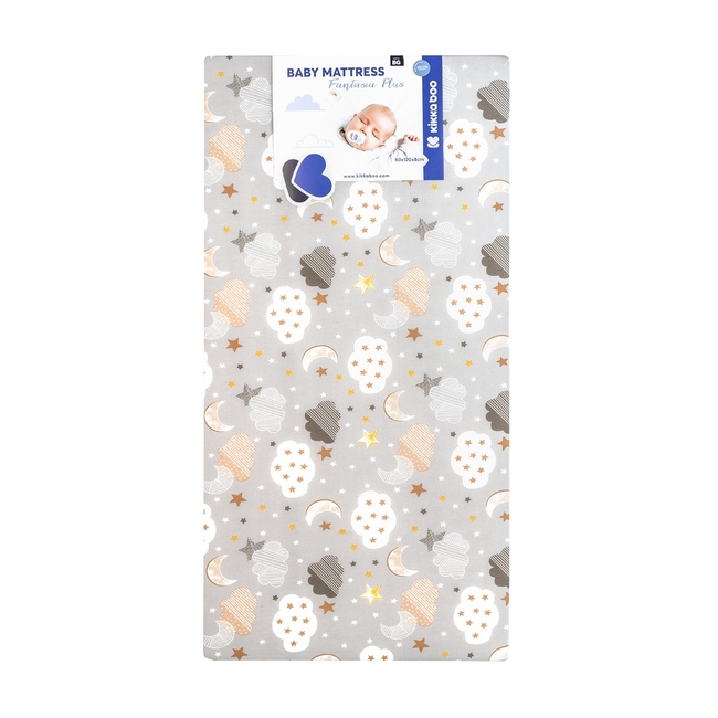 Kikka Boo Βρεφικό Στρώμα Fantasia Plus 60x120x8cm Clouds Grey 41107030019