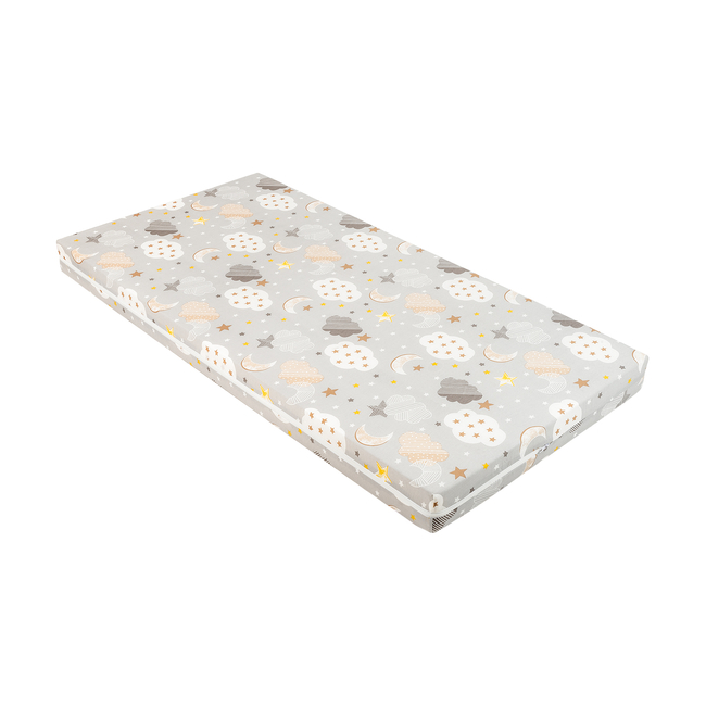 Kikka Boo Βρεφικό Στρώμα Fantasia Plus 60x120x6cm Clouds Grey 41107030025