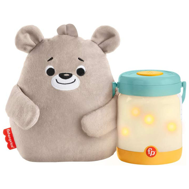 Fisher-Price GRR00 Baby Bear with Firefly Music Box Sound