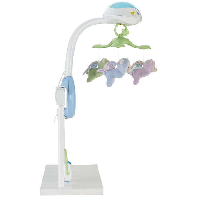 Fisher Price Butterfly Dreams 3 σε 1 - Περιστρεφόμενο Μουσικό Παιχνίδι και Προτζέκτορας CDN41