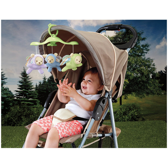 Fisher Price Butterfly Dreams 3 σε 1 - Περιστρεφόμενο Μουσικό Παιχνίδι και Προτζέκτορας CDN41