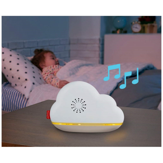 Fisher Price Calming Clouds Ονειρεμένα Συννεφάκια Περιστρεφόμενο Με Αισθητήρα Ανίχνευσης Κλάματος GRP99