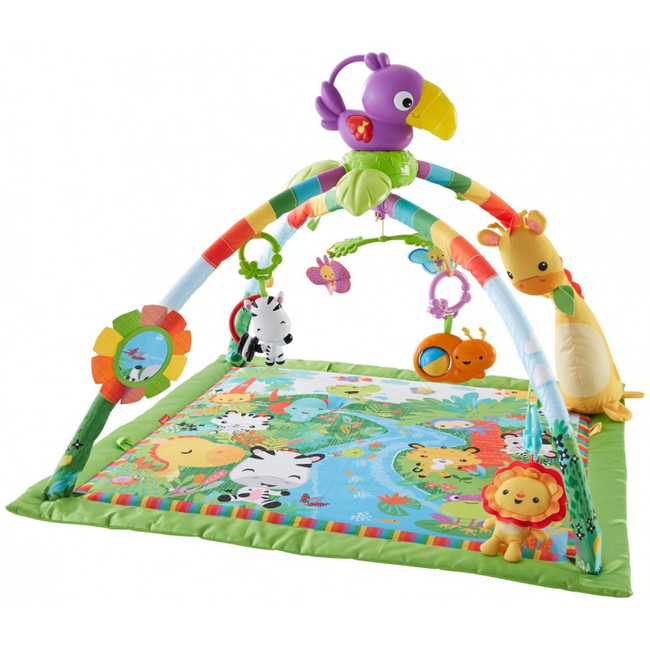 Fisher Price Rainforest Music & Lights Deluxe Gym DFP08