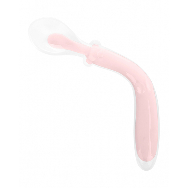 Kikka Boo Flexible Εκπαιδευτικό Κουτάλι Σιλικόνης - Pink (31302040067)