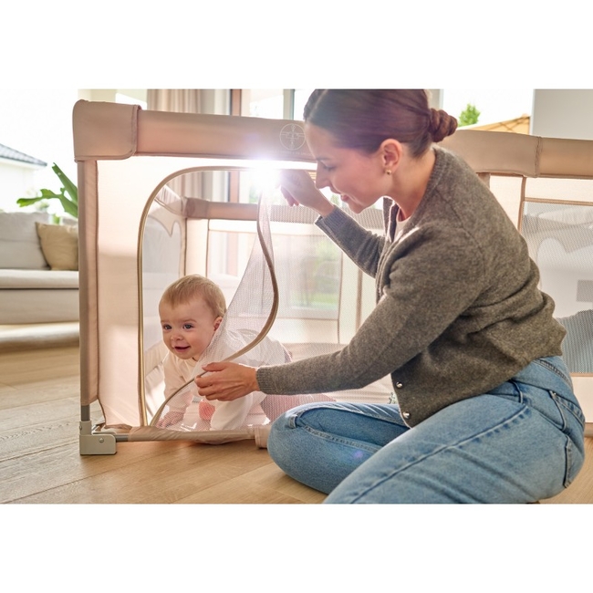Lionelo Florence Easy Fold Children's Activity Park 151x185x76.5 cm Beige Sand