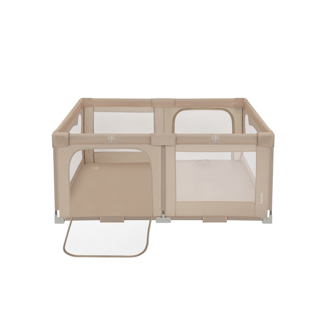 Lionelo Florence Easy Fold Children's Activity Park 151x185x76.5 cm Beige Sand