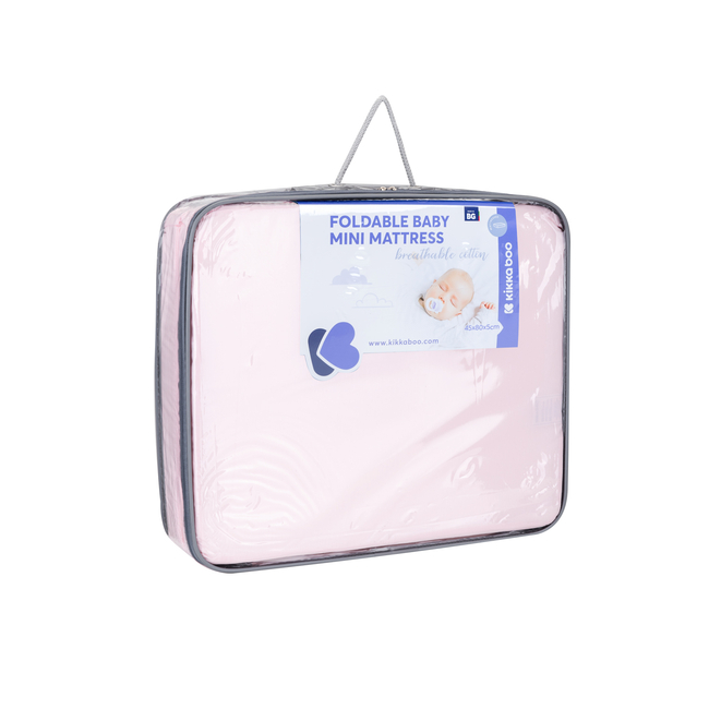 Kikka Boo Αναδιπλούμενο μίνι στρώμα για λίκνο 45χ80χ5cm Dream Big Pink 41107030122