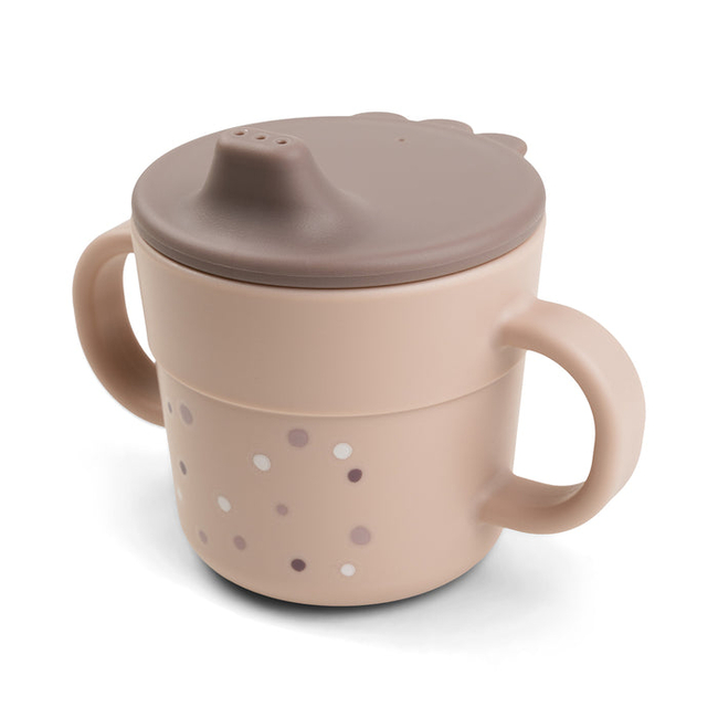 Done By Deer MUG WITH MOUTH happy dots Powder 215 ml