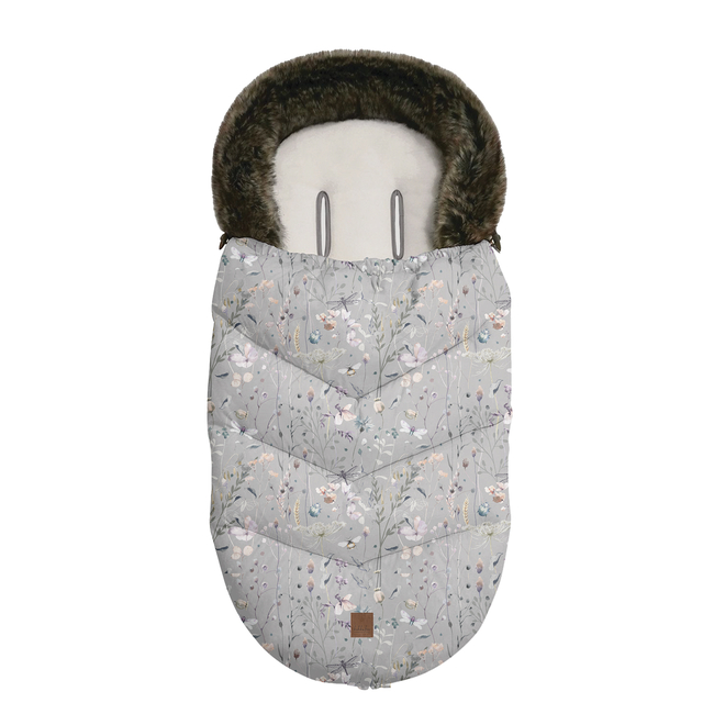 Kikka Boo Footmuff Luxury Dreamy Fields Grey 31108040155