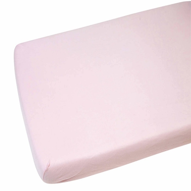 For Your Little One 2x Cot Bed Fitted Sheets 100% Cotton 120x60cm - Pink (711463371513)