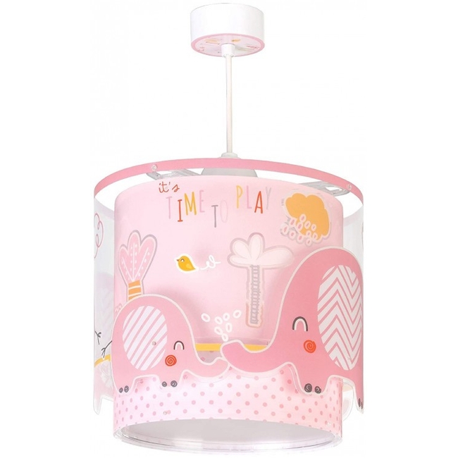 Dalber Hanging Lamb For Childrens Room - Elephant Pink (61332S)