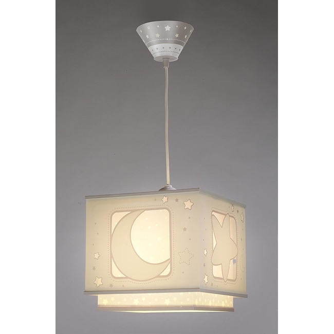 Φωτιστικό Οροφής Για Παιδικό Δωμάτιο Dalber 63232E Moon - Grey