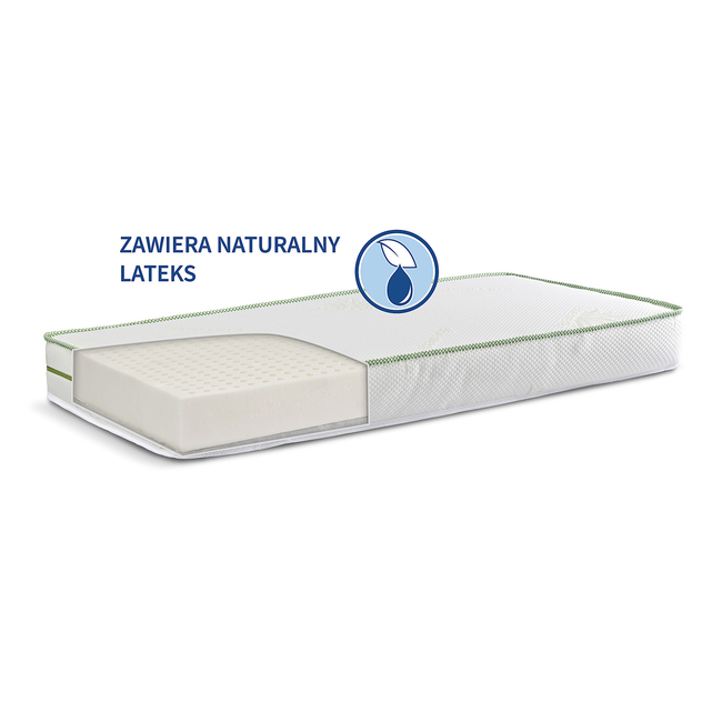 Sensillo Supreme Nature Latex Mattress for Crib & Playpen 120x60x11cm 0134