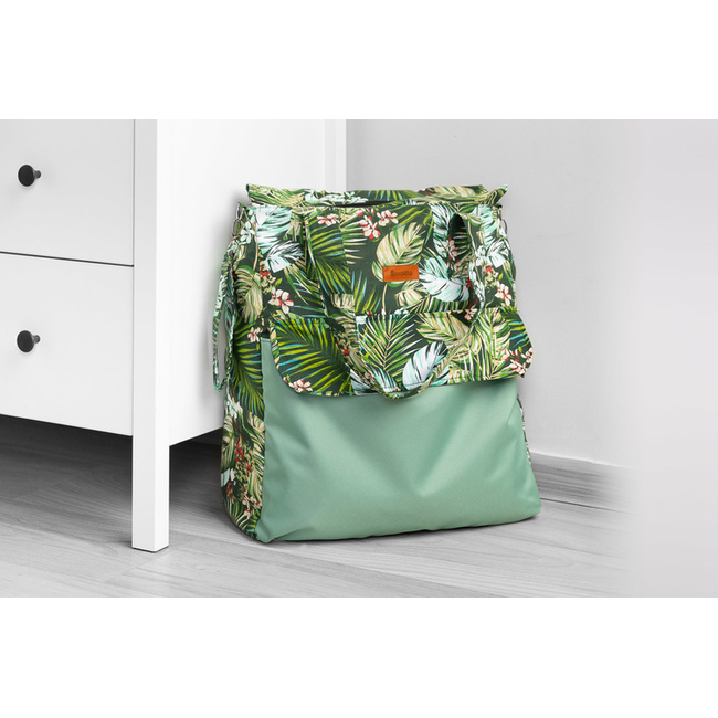 Sensillo Mama Bag Ευρύχωρη Τσάντα Αλλαξιέρα green jungle