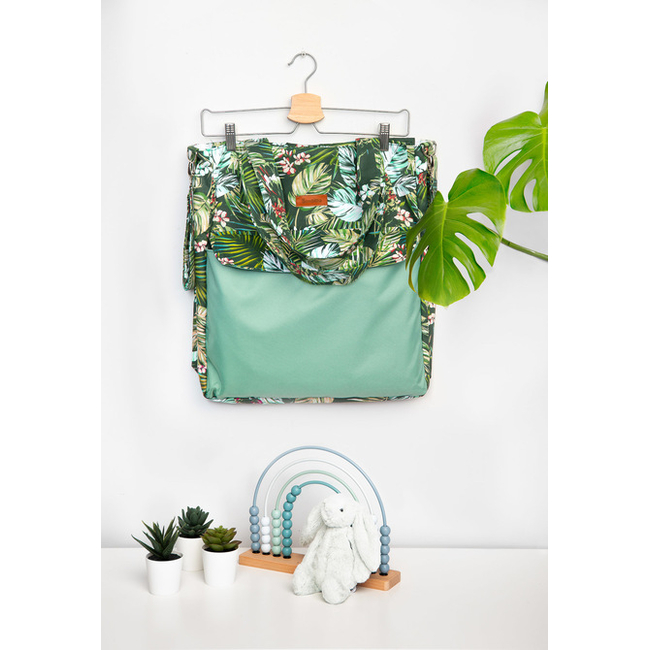 Sensillo Mama Bag Ευρύχωρη Τσάντα Αλλαξιέρα green jungle