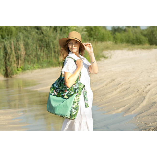 Sensillo Mama Bag Ευρύχωρη Τσάντα Αλλαξιέρα green jungle