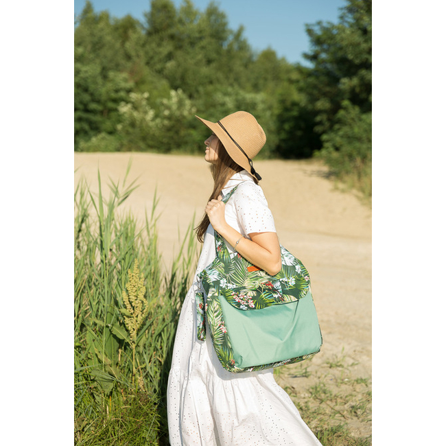 Sensillo Mama Bag Ευρύχωρη Τσάντα Αλλαξιέρα green jungle