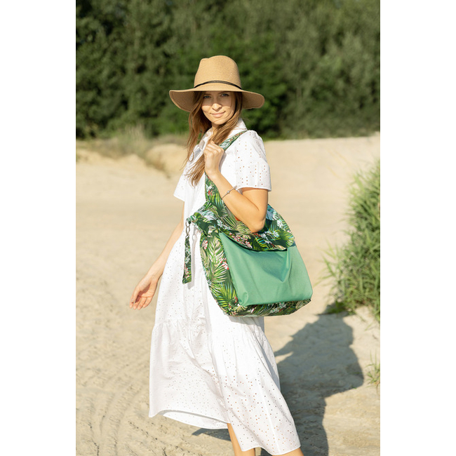 Sensillo Mama Bag Ευρύχωρη Τσάντα Αλλαξιέρα green jungle