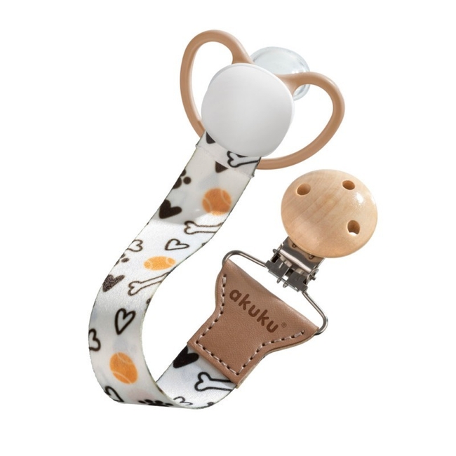 Akuku Pacifier Clip 24cm Paws A0581