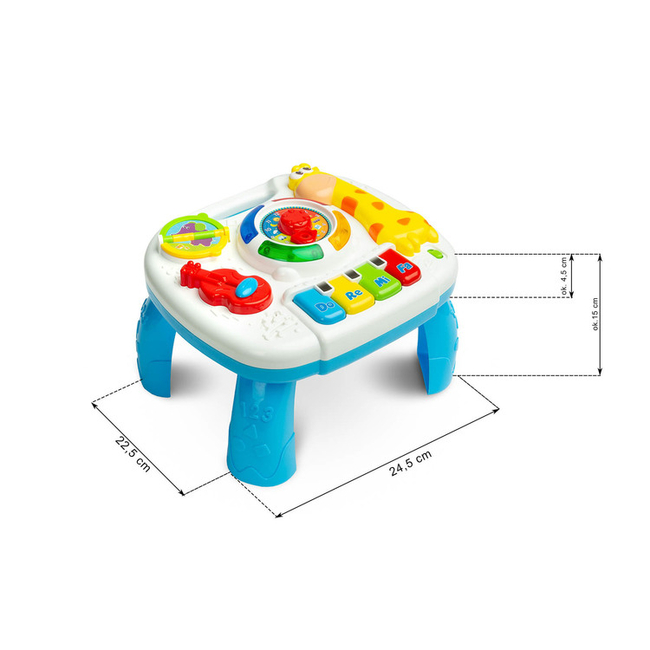 Caretero EDUCATIONAL TOY - MUSICAL TABLE TOYZ-9002