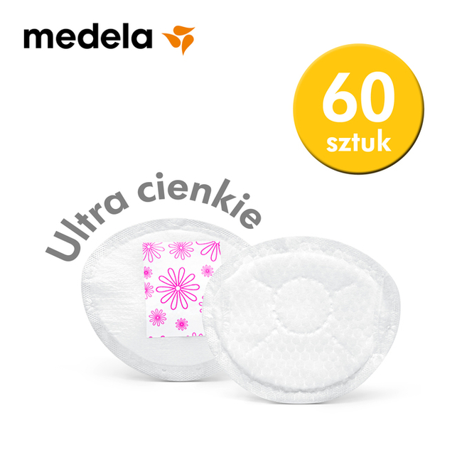 Medela Safe & Dry 0376 Επιθέματα στήθους 1 χρήσης με πηκτικό παράγοντα 60 τεμάχια