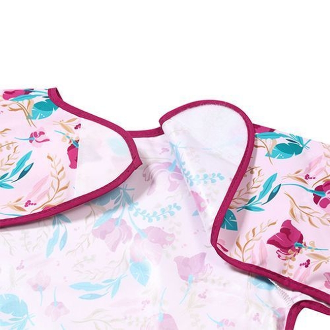 BabyOno 1477/01 Longsleeve bib FLORAL ONO-0195