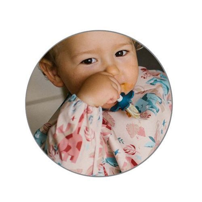 BabyOno 1477/02 Longsleeve bib JUNGLE ONO-01951