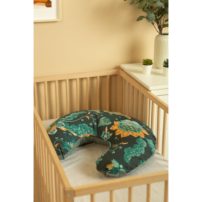 Sensillo PILLOW FOR FEEDING VELVET PARADISE EMERALD SILLO-22767
