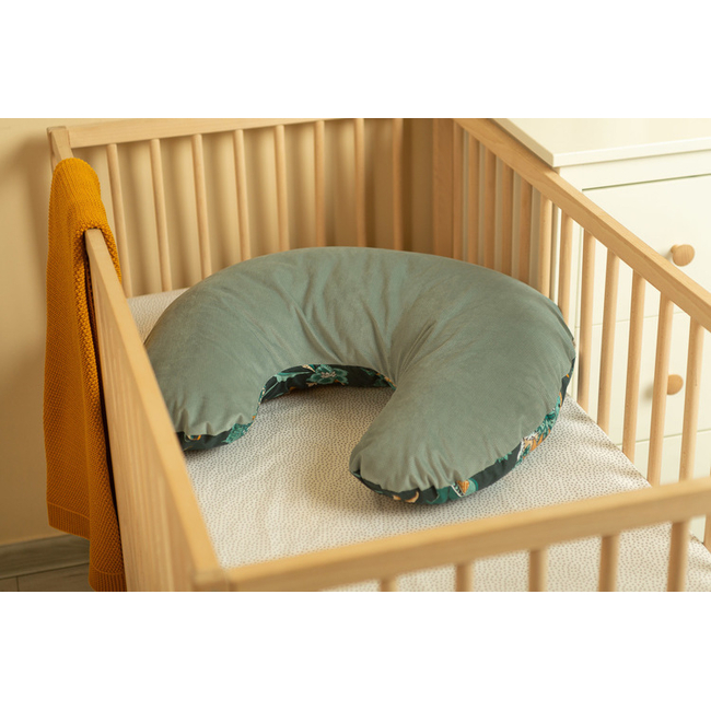 Sensillo PILLOW FOR FEEDING VELVET PARADISE EMERALD SILLO-22767