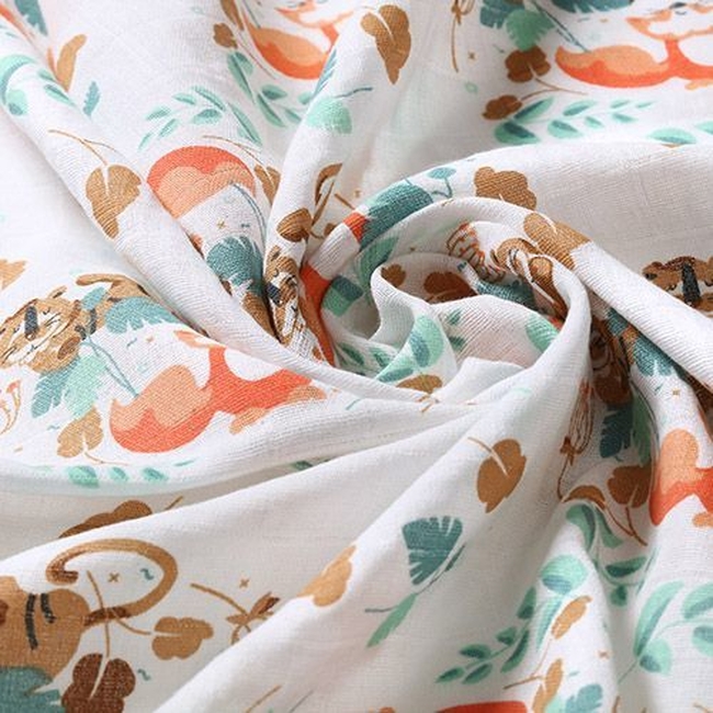 BabyOno 348/12 MUSLIN DIAPERS, 3PCS, GREEN ONO-66976