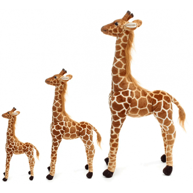 Plush Giraffe 60cm - Brown/Beige