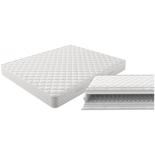 Greco Strom Moon Orthopedic Single Mattress 90x200x19cm with Springs 90x200x19cm BSL.MOO.000.090